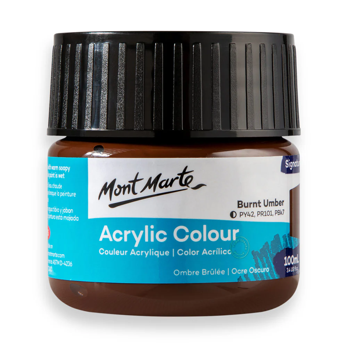 Pinturas Acrílicas Mont Marte 100 Ml Pote Colores 11