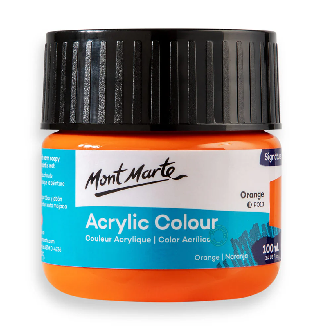 Pinturas Acrílicas Mont Marte 100 Ml Pote Colores 12
