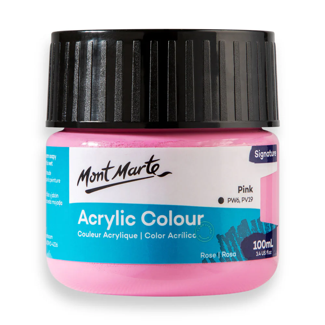 Pinturas Acrílicas Mont Marte 100 Ml Pote Colores 15