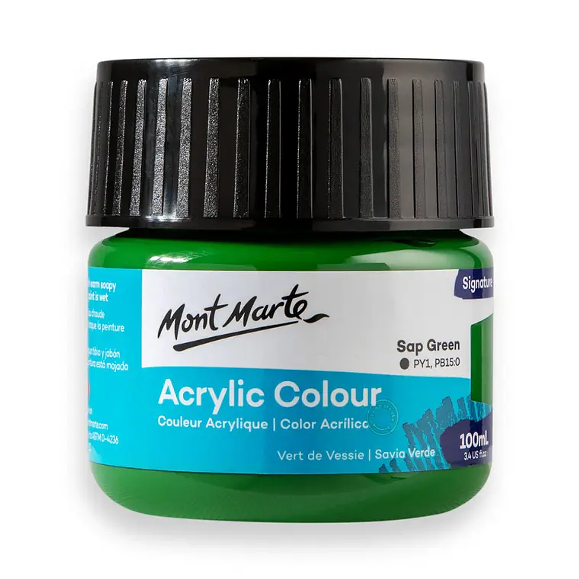 Pinturas Acrílicas Mont Marte 100 Ml Pote Colores 21