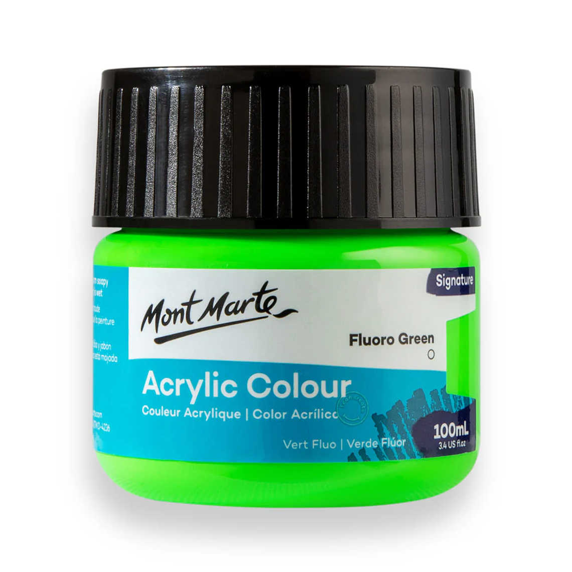 Pinturas Acrílicas Fluor Mont Marte 100 Ml Colores 3