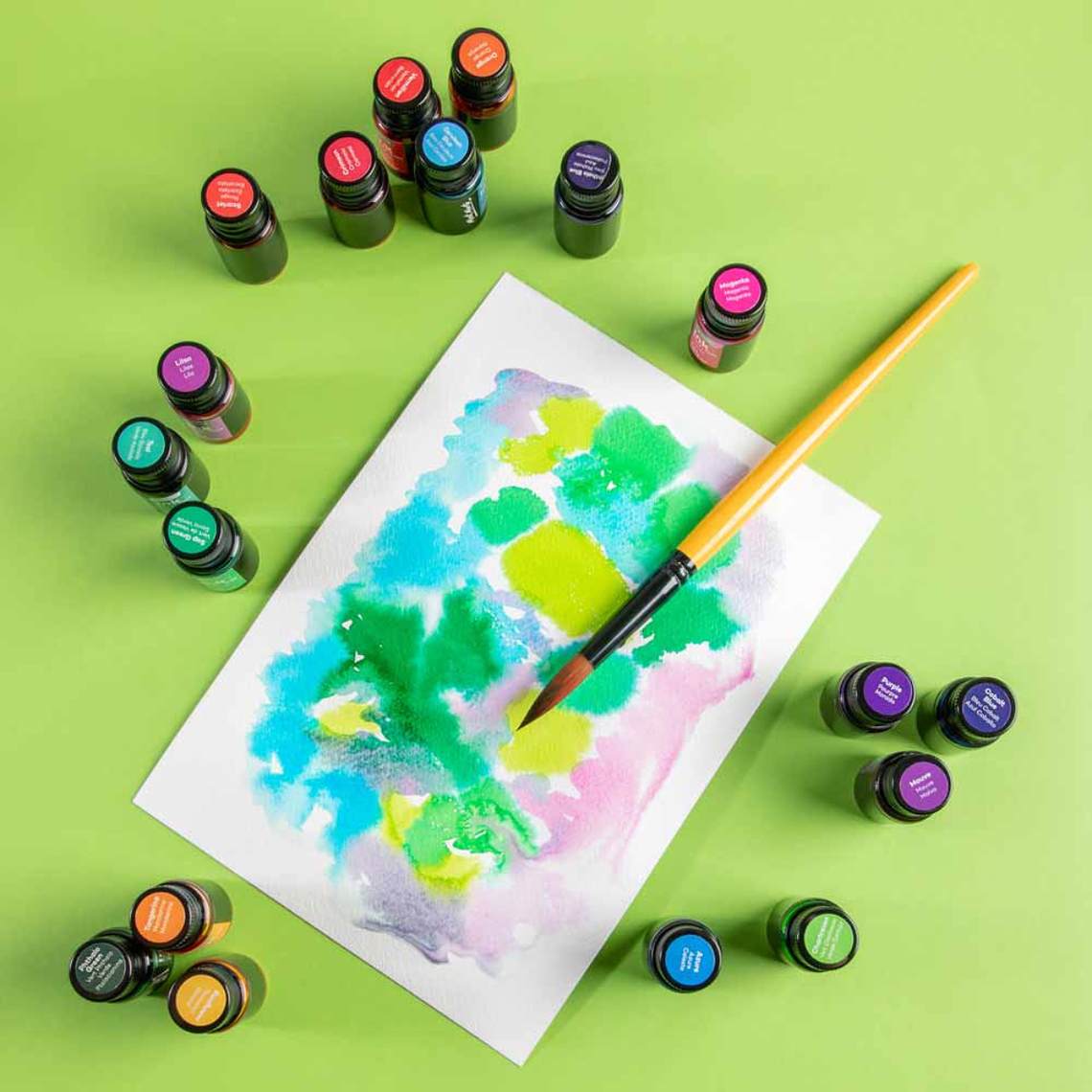 Set de 24 Tintas Para Dibujo o Caligrafía Mont Marte x 7ml 4