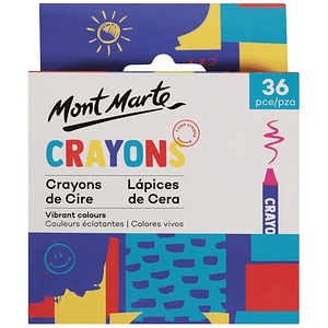 36 Crayones Compactos Mont Marte