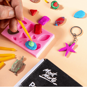 Set de Arcillas de Colores y Herramientas 75 Pcs Mont Marte