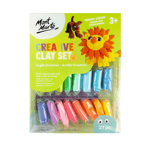 Set de Arcillas de Colores Para Modelar 27 Pcs Mont Marte