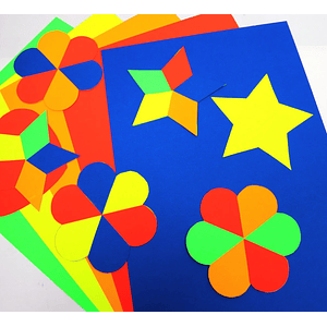 Cartulina Fluor A4 Por Ambas Caras 30 Hojas 230 Gsm