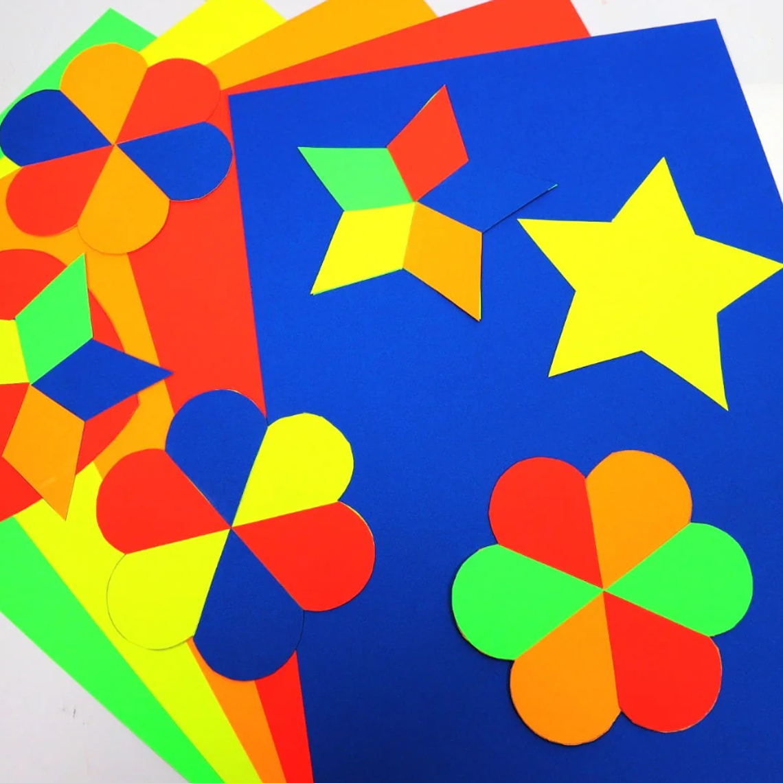 Cartulina Fluor A4 Por Ambas Caras 30 Hojas 230 Gsm 2