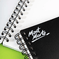 Cuaderno Dibujo Mont Marte A5 Diario Visual 60 Hojas Lisas Negro - Miniatura 4
