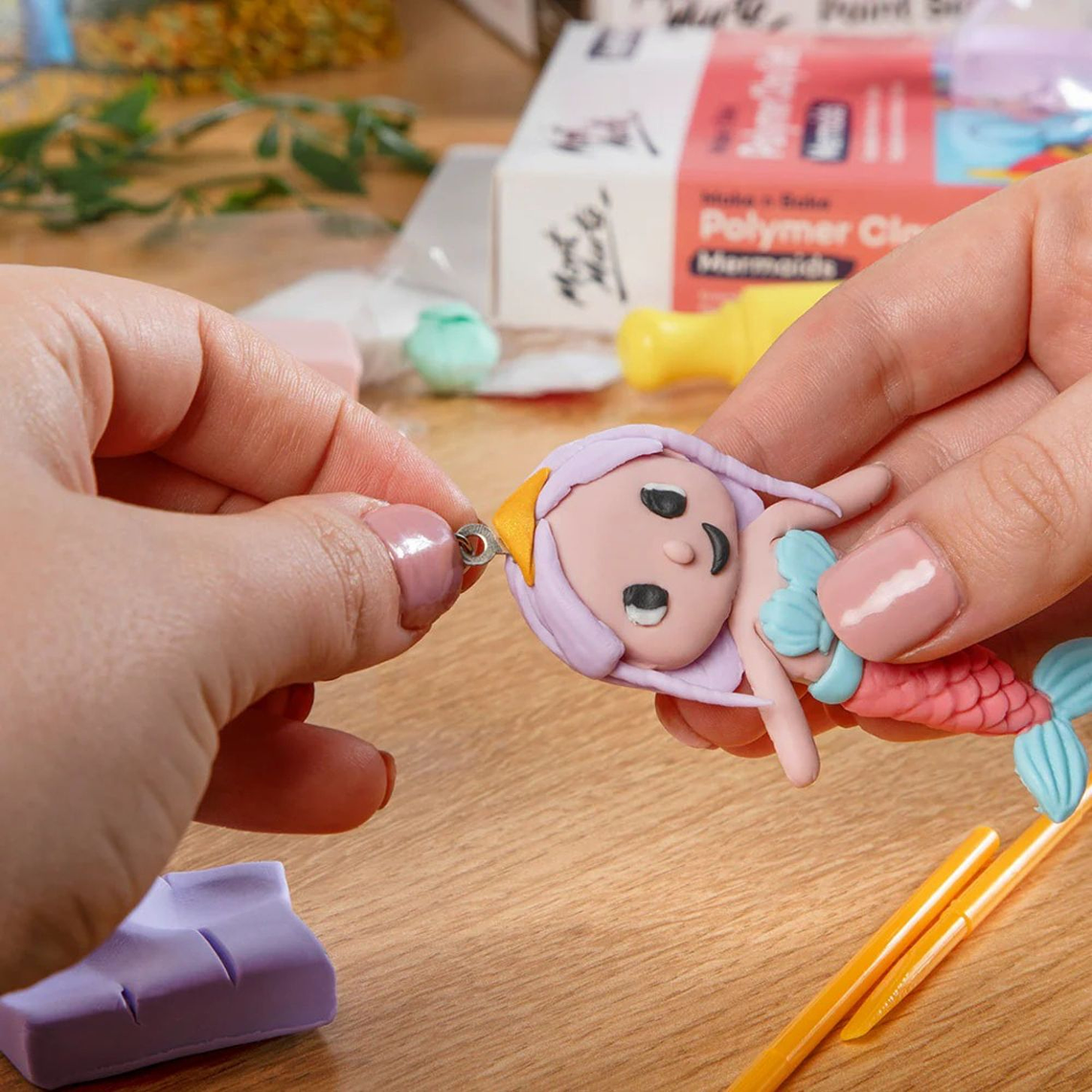 Set de Arcilla Polimérica 42pc Para Crear Sirenas Mont Marte 5