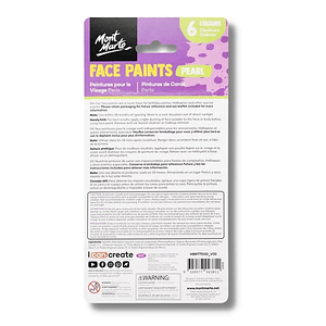 Pack Pintacaritas 6 Colores Mont Marte