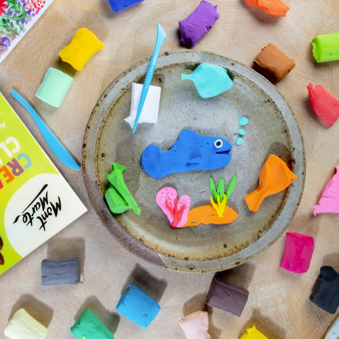 Set de Arcillas de Colores Para Modelar 27 Pcs Mont Marte 3