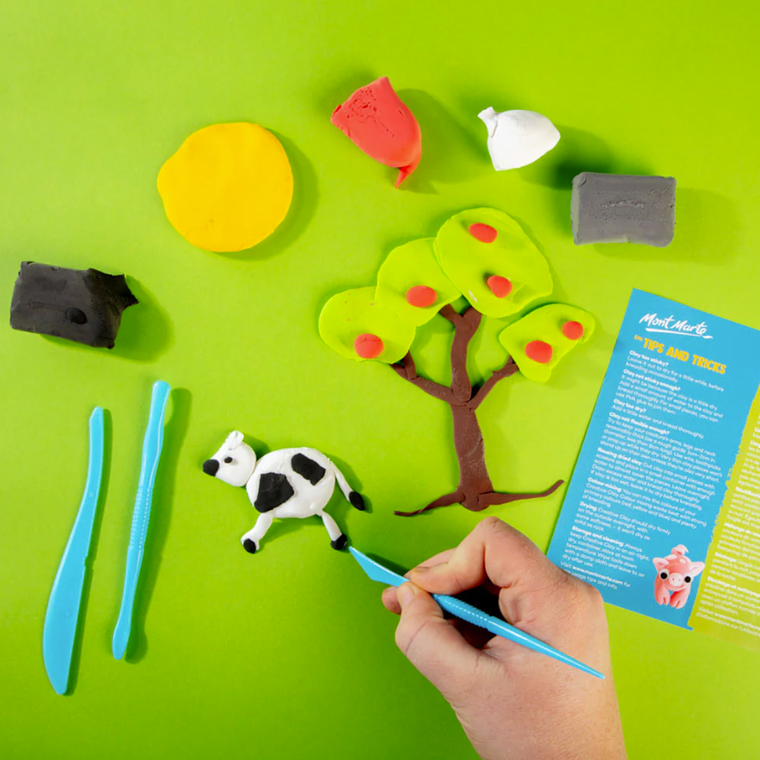 Set de Arcillas de Colores Para Modelar 27 Pcs Mont Marte 4