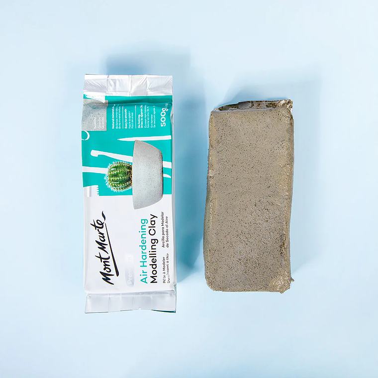 Arcilla Modelar Secado Aire Mont Marte 500g Color Granito Texturado 2