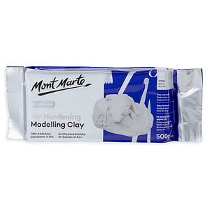 Arcilla Para Modelar Secado Al Aire Blanco 500 Gr Mont Marte