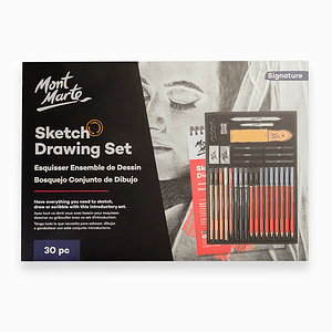 Set de Dibujo Artístico para Croquis 30 Pcs Mont Marte