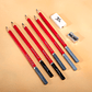 Set de 6 Lápices Grafito Dibujo Técnico con Goma y Sacapunta - Miniatura 4