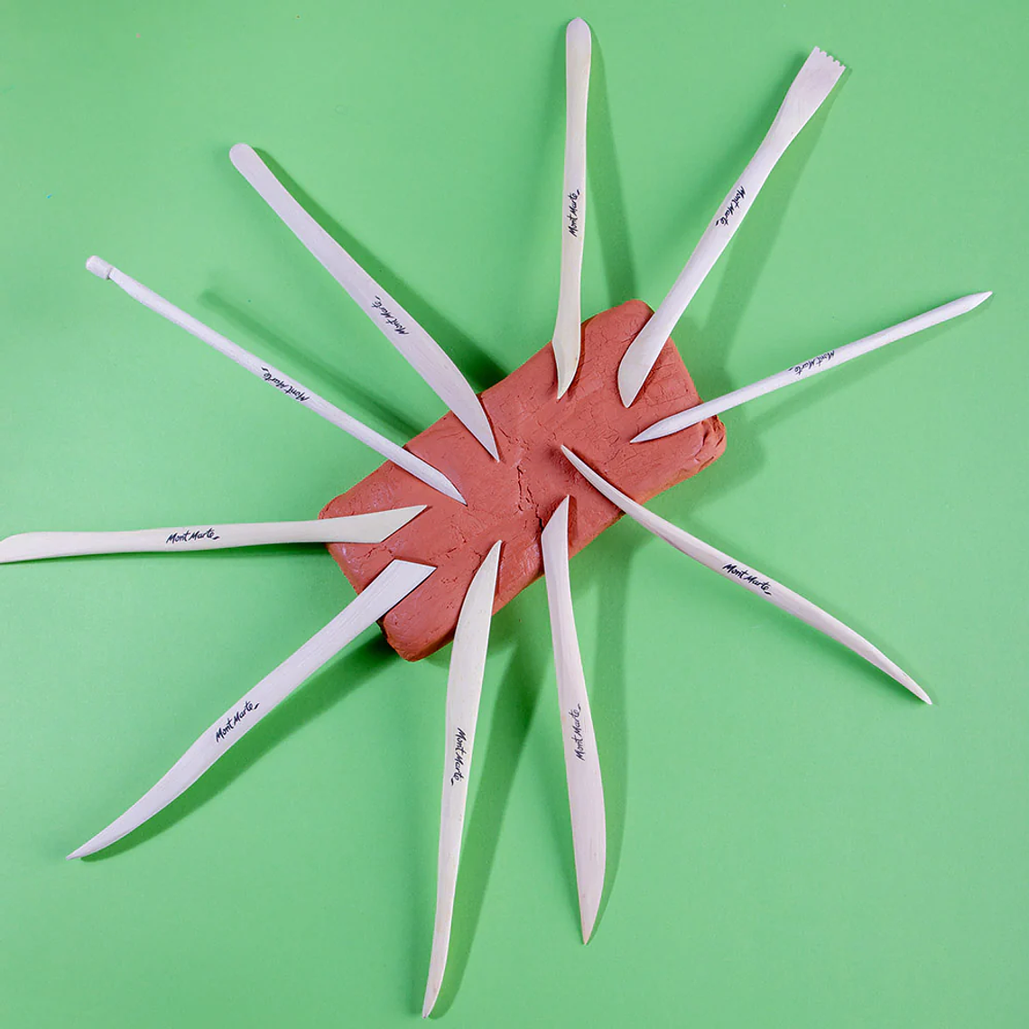 10 Estecas Mini Modelado de Arcilla o Cerámica Mont Marte 4