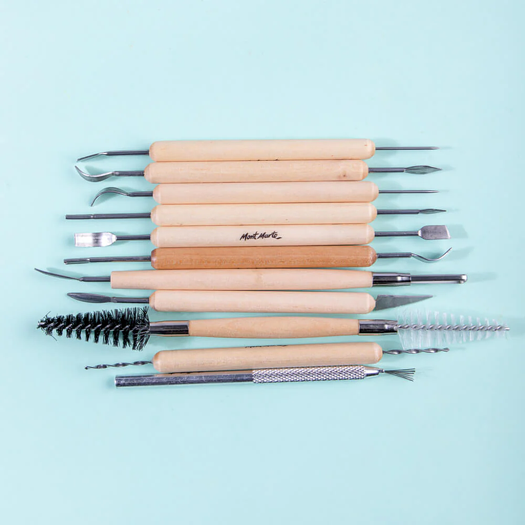 Set 11 Estecas Mont Marte para Modelar Arcilla o Cerámica 2