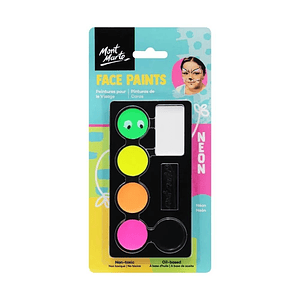 Pack Pintacaritas 6 Colores Neon Mont Marte