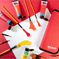 Set De 10 Pinceles Para Acrílicos Con Estuche Mont Marte Naranja - Miniatura 5