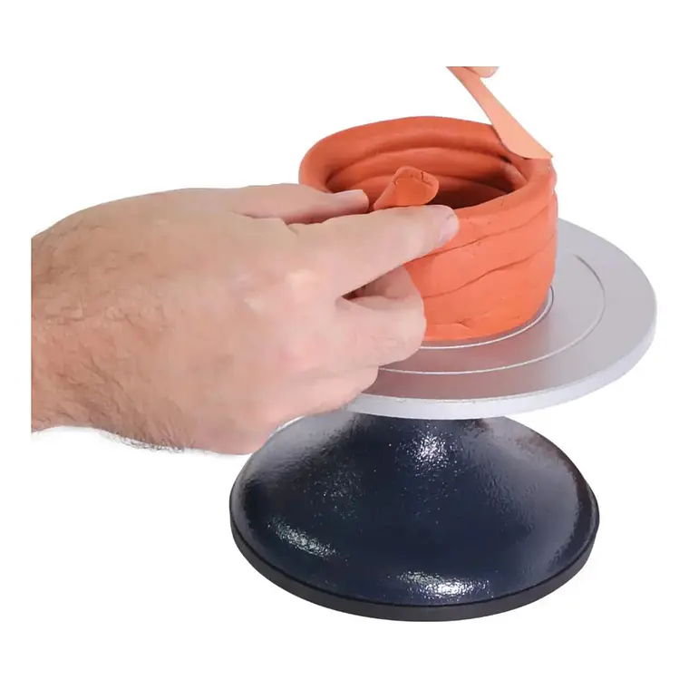 Torno Para Cerámica O Arcilla 18 Cm Mont Marte Giro Manual 5