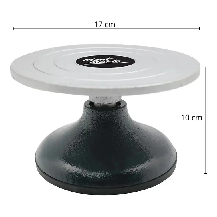 Torno Para Cerámica O Arcilla 18 Cm Mont Marte Giro Manual 7