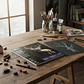 Block Dibujo Papel Negro A5 25 Hojas 140g - Mont Marte - Miniatura 4