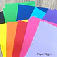 100 Hojas Papel Color A4 Mont Marte Ideal Origami Manualidad Varios Papel Origami A4 - Miniatura 4