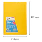 100 Hojas Papel Color A4 Mont Marte Ideal Origami Manualidad Varios Papel Origami A4 - Miniatura 6
