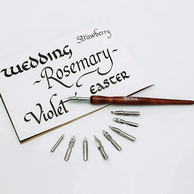 Set De Pluma Estilográfica De Caligrafía Con 9 Plumillas 2