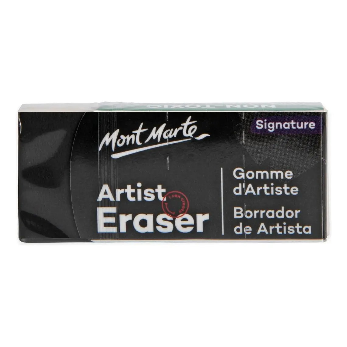 Goma De Borrar Para Artistas Mont Marte Negra 6 Cm 1