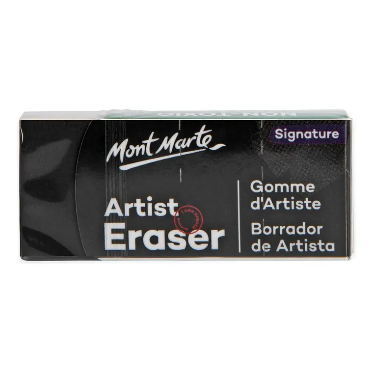 Goma De Borrar Para Artistas Mont Marte Negra 6 Cm 1