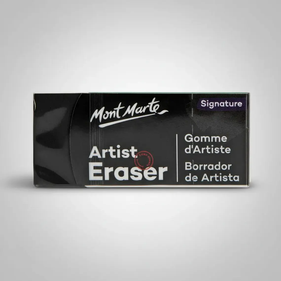 Goma De Borrar Para Artistas Mont Marte Negra 6 Cm 8