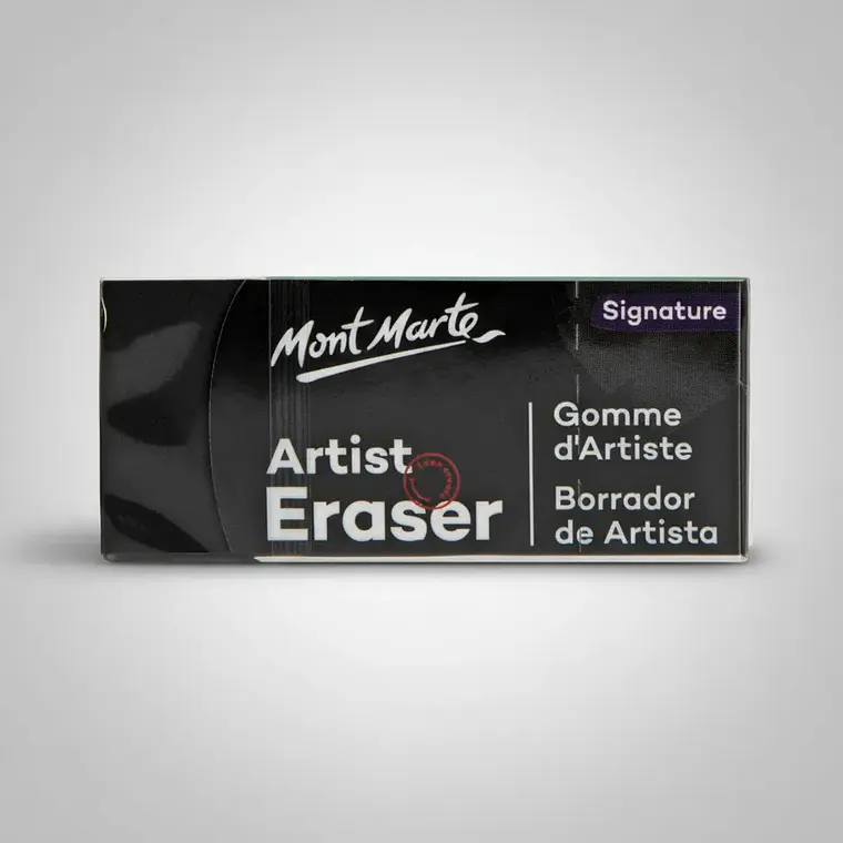 Goma De Borrar Para Artistas Mont Marte Negra 6 Cm 8
