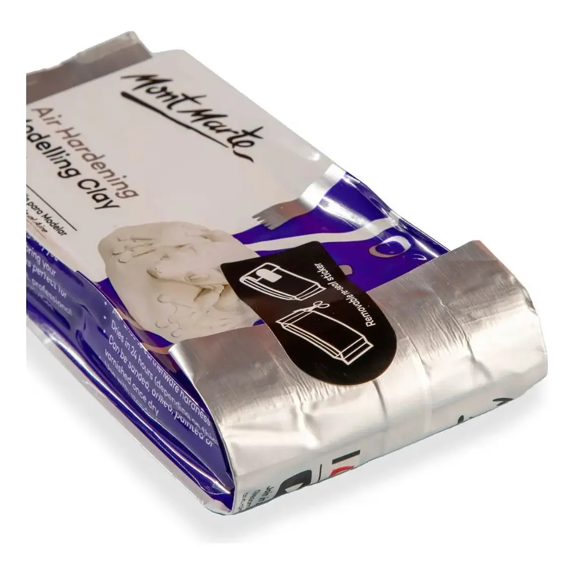 Arcilla Para Modelar De Secado Al Aire Mont Marte Blanca 250 g 4