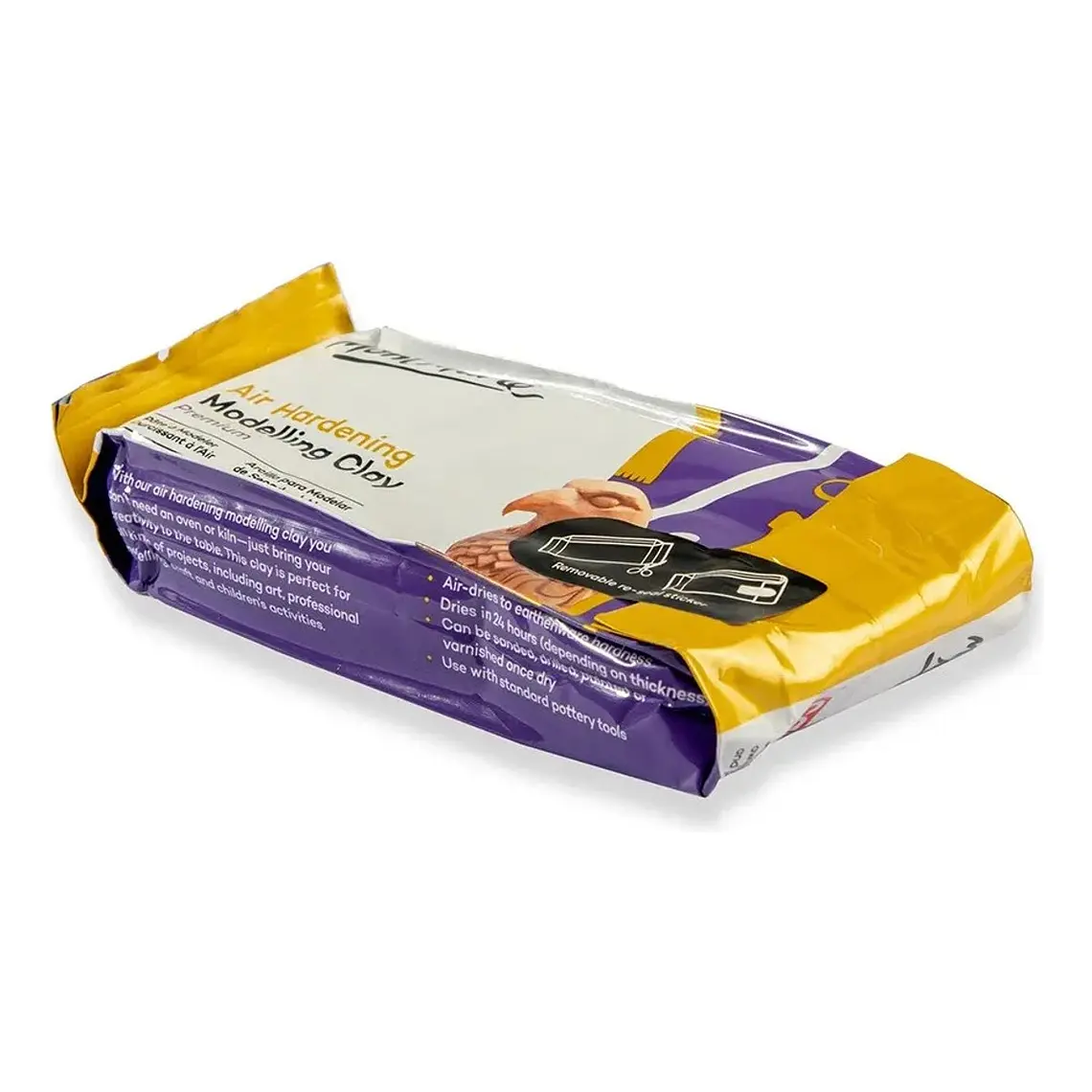 Arcilla para Modelar Secado al Aire Mont Marte Premium Terracota 250g – Sin Horno 2