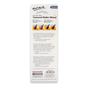 Set De Rodillos Texturizadores Para Arcilla Mont Marte 5 Pcs