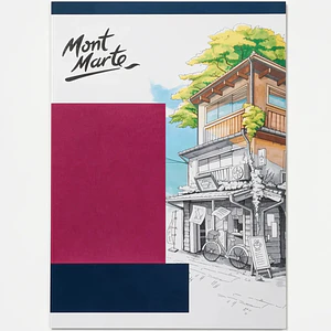 Bloc De Papel Bristol Mont Marte A4 250 G/m2 20 Hojas