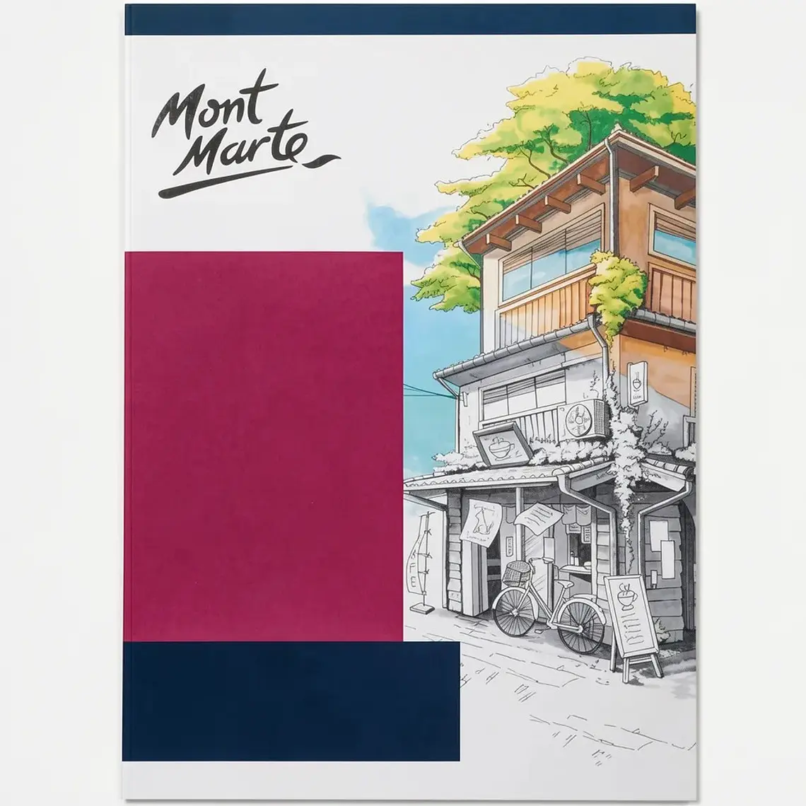 Bloc De Papel Bristol Mont Marte A4 250 G/m2 20 Hojas 1