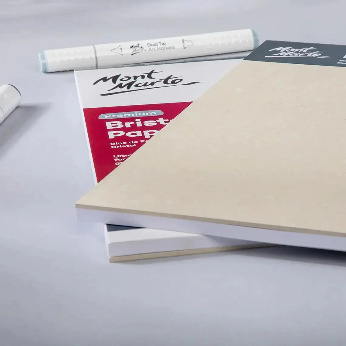 Bloc De Papel Bristol Mont Marte A4 250 G/m2 20 Hojas 7