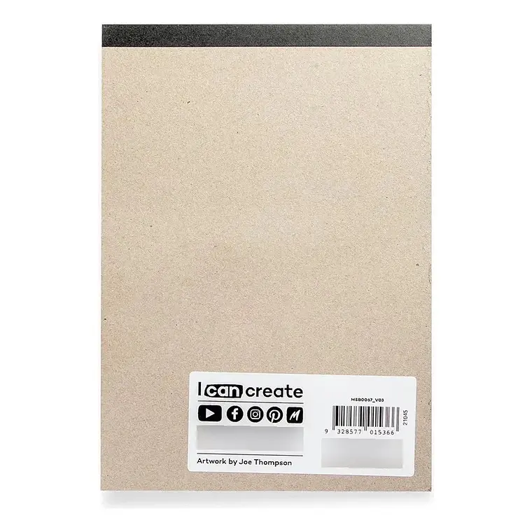 Bloc Papel Para Acuarela Mont Marte A5 300 G/m2 12 Hojas 3