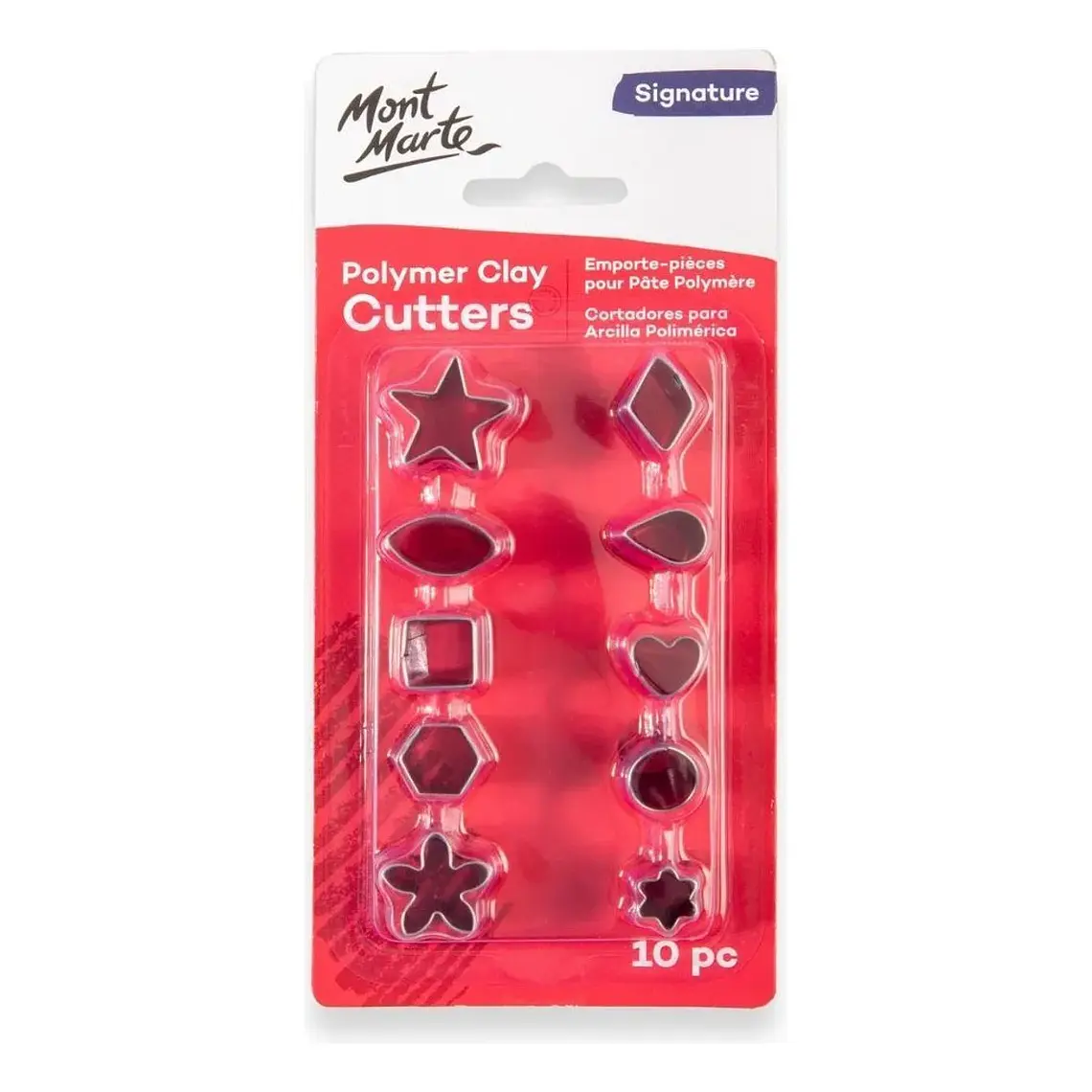 Set De Moldes Cortadores Para Arcilla Polimérica Mont Marte 1