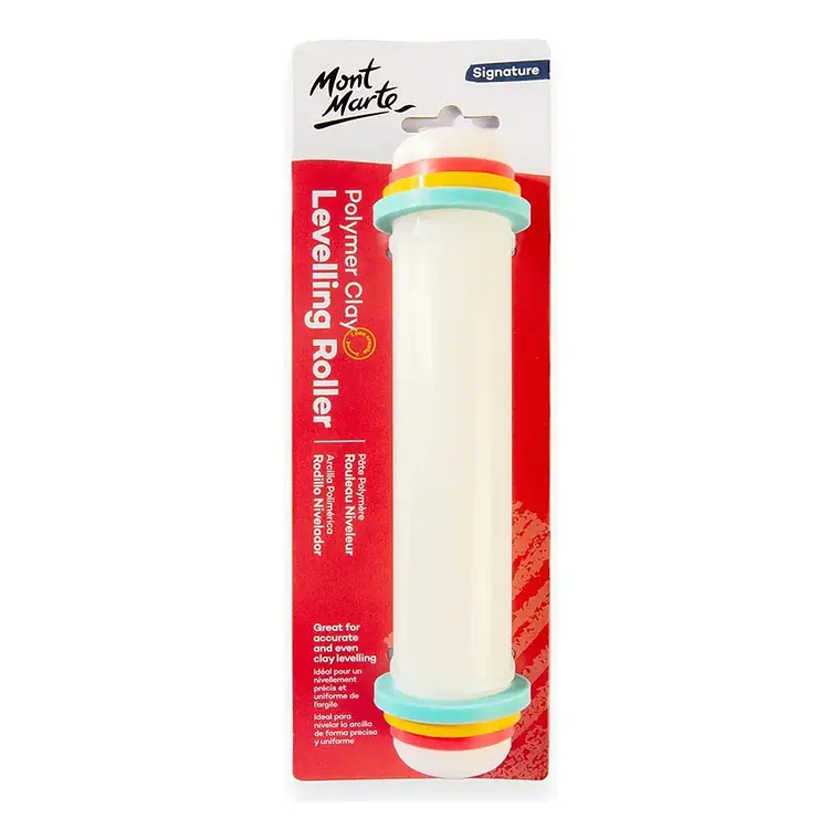Rodillo Nivelador Para Arcilla Polimérica Mont Marte 20 Cm 1