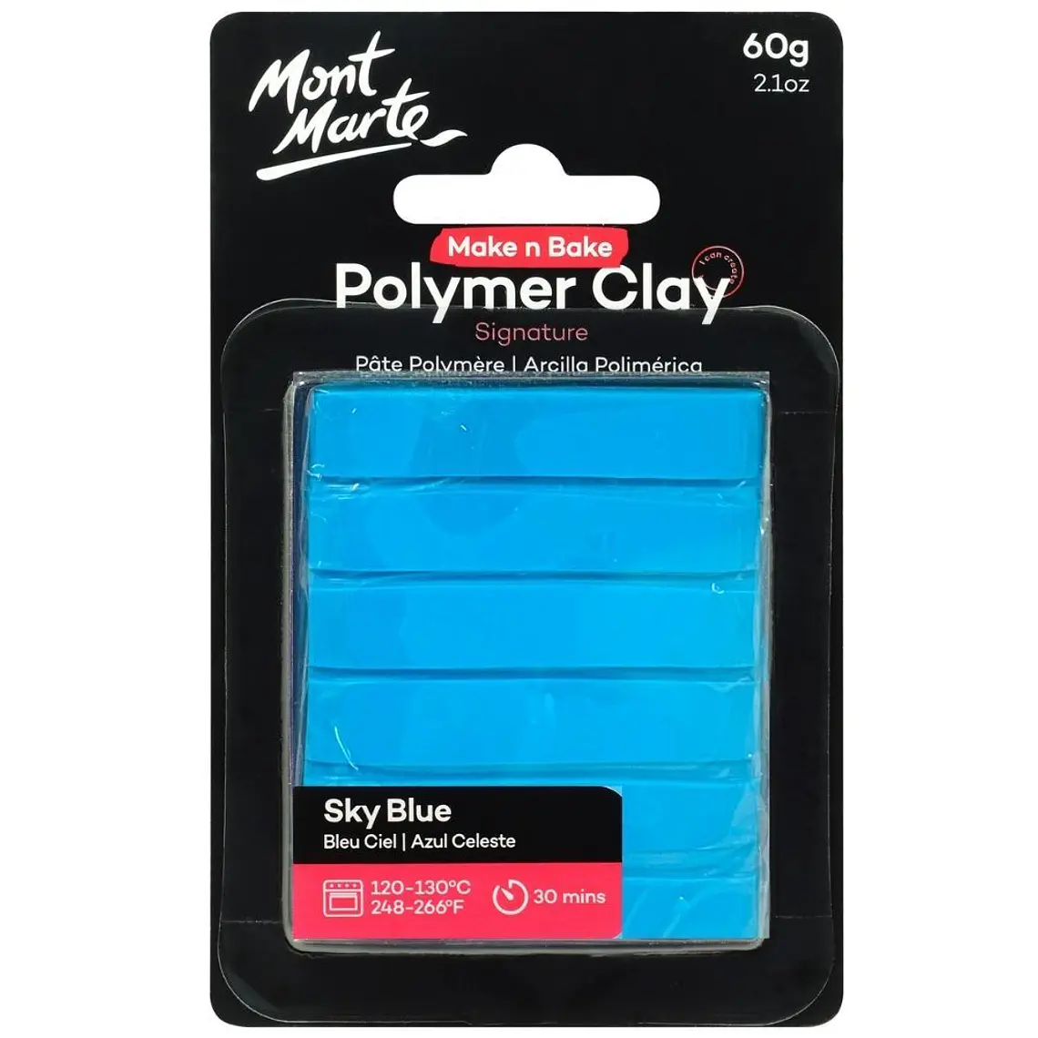 Arcilla Polimérica Mont Marte Para Modelar Y Hornear 60 Gr 9