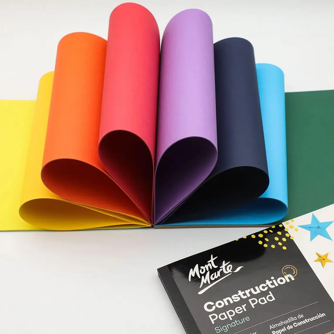 Papel Lustre A4 Por Ambas Caras 50 Hojas 90 Gsm Mont Marte 2