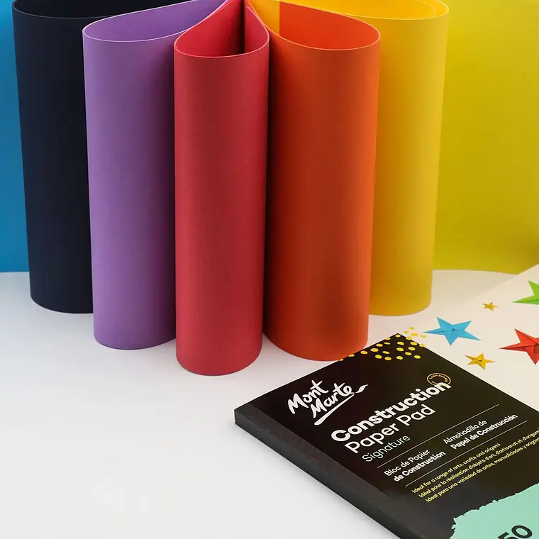 Papel Lustre A5 Por Ambas Caras 50 Hojas 90 Gsm Mont Marte 4