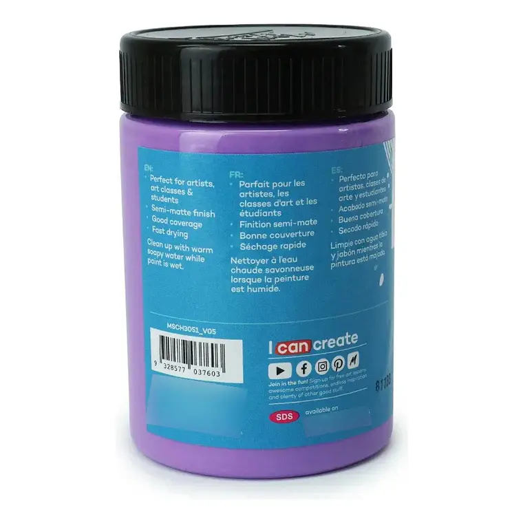 Pintura Acrílica Mont Marte 300 Ml - Varios Colores 2