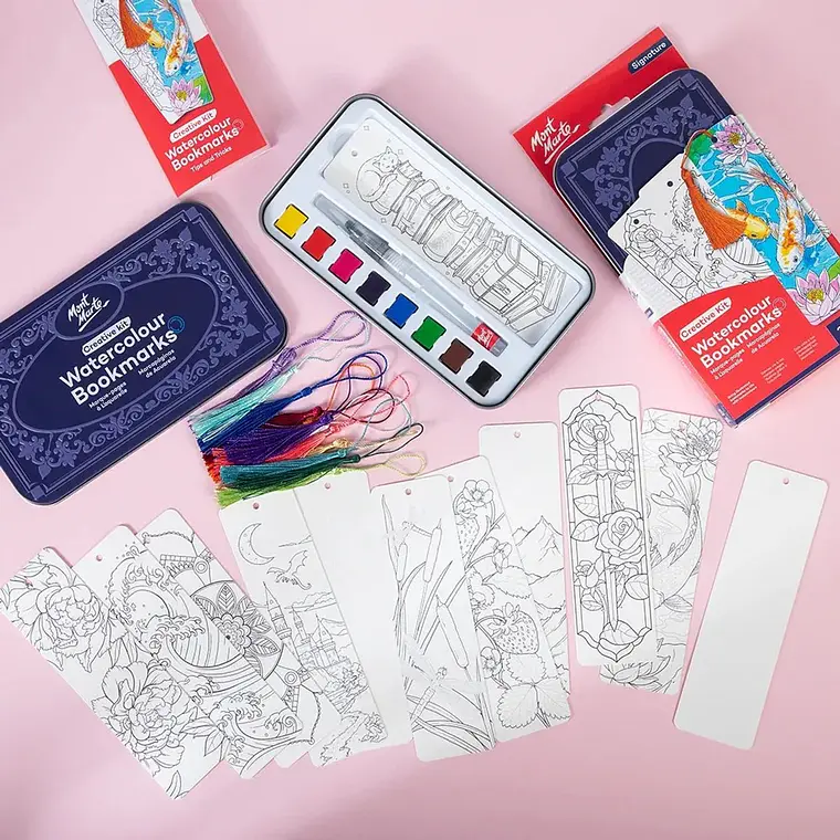 Set De 33 Marcadores De Libro Para Pintar Con Acuarela 3