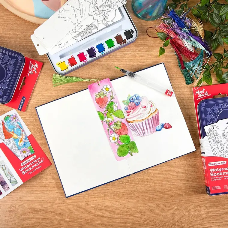 Set De 33 Marcadores De Libro Para Pintar Con Acuarela 6