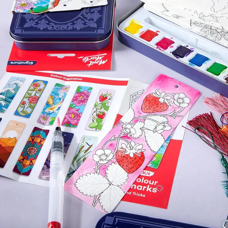 Set De 33 Marcadores De Libro Para Pintar Con Acuarela 8